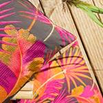 Kussensloop Sumatra I textielmix/fluweel - Roze - 50 x 50 cm