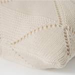 Housse de coussin Purl Crème