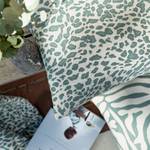 Kussensloop Leopardo jacquardstof - Groen