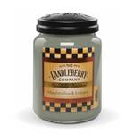 Bougie parfumée Marshmallow & Embers Cire de paraffine - Gris - 570 g