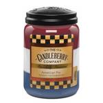 Geurkaars Amercian Pie geraffineerd paraffine - rood/wit/blauw - 570 g