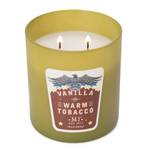 Duftkerze Vanilla & Warm Tobacco Soja Wachs Mischung - Grün - 425g