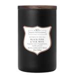 Bougie parfumée Black Pine & Oak Moss Mélange de cire de soja - Noir - 566 g