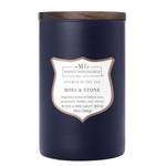 Bougie parfumée Moss & Stone Mélange de cire de soja - Bleu - 566 g