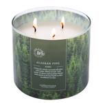 Bougie parfumée Alaskan Pine Mélange de cire de soja - Vert - 411 g