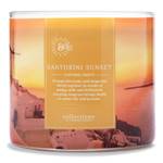 Bougie parfumée Santorini Sunset Mélange de cire de soja - Orange - 411 g