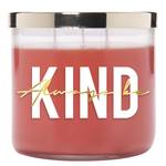 Bougie parfumée Always be Kind Mélange de cire de soja - Rouge - 411 g