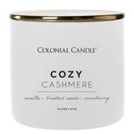 Bougie parfumée Cozy Cashmere Mélange de cire de soja - Blanc - 411 g