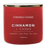 Duftkerze Cinnamon & Cassis Soja Wachs Mischung - Rot - 411g