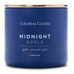 Geurkaars Midnight Apple sojawas mix - blauw - 411 g