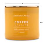 Bougie parfumée Copper Leather Mélange de cire de soja - Jaune - 411 g