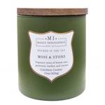Bougie parfumée Green Moss & Stone Mélange de cire de soja - Vert - 425 g