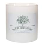 Geurkaars Wild Hemp and Oak sojawas mix - wit - 453 g