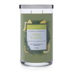 Geurkaars Cedar & Citrus sojawas mix - groen - 538 g