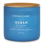 Bougie parfumée Ocean Storm Mélange de cire de soja - Bleu - 411 g