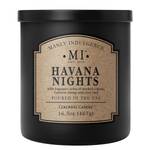 Bougie parfumée Havana Nights Mélange de cire de soja - Noir - 467 g