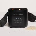 Bougie parfumée Black Mandarin Mélange de cire de soja - Noir - 411 g
