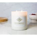 Bougie parfumée Vanilla Sandalwood Mélange de cire de soja - Blanc - 453 g