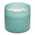 Bougie parfumée Vanilla Sea Salt Mélange de cire de soja - Turquoise - 411 g