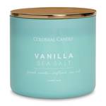 Bougie parfumée Vanilla Sea Salt Mélange de cire de soja - Turquoise - 411 g