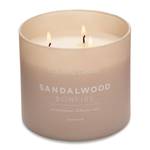 Bougie parfumée Sandalwood Bonfire Mélange de cire de soja - Beige - 411 g