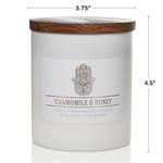 Bougie parfumée Chamomile & Honey Mélange de cire de soja - Blanc - 453 g