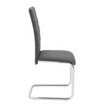 Chaises cantilever Aleksa (lot de 2) Anthracite