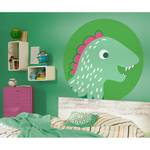 Vlies-fotobehang Little Dino Tyranno vlies - groen