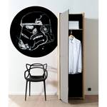 Fotobehang Star Wars Ink Stormtrooper Intissé - zwart / wit