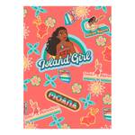 Papier peint intissé Moana Island Girl Intissé - Multicolore