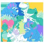 Papier peint Toy Story Rex and Trixie Intissé - Multicolore