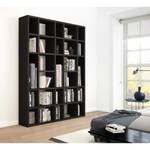 Boekenkast Emporior XIV crèmewit - Eikenhouten zwartbruin look - Breedte: 170 cm