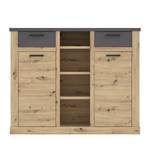 Credenza Moro I Effetto rovere / Grigio