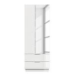 Armoire d’entrée Asker Blanc brillant - Largeur : 70 cm