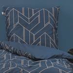 Parure de lit Anouk Satin - Bleu - 155 x 220 cm + oreiller 80 x 80 cm