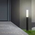 Padverlichting Bristol polycarbonaat / ijzer - 1 lichtbron - Zwart - Hoogte: 57 cm