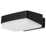 Wandlamp Mainz polycarbonaat / ijzer - 1 lichtbron - Zwart