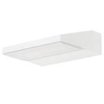 Applique murale Bergen Polycarbonate / Fer - 1 ampoule - Blanc