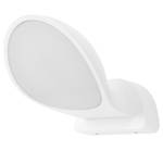 Wandlamp Hamburg polycarbonaat / ijzer - 1 lichtbron - Wit