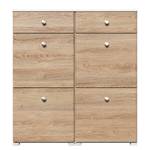 Schoenenkast Charme II eikenhouten look - Eikenhouten look - Hoogte: 114 cm