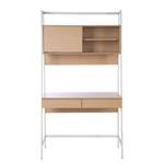 Bureau-kast combinatie Nova Eikenhouten look/wit