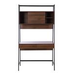 Bureau-kast combinatie Nova Walnoothouten look/zwart