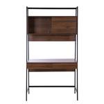 Bureau-kast combinatie Nova Walnoothouten look/zwart