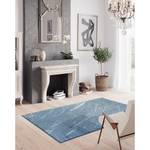 Tapis Tamina Fibres synthétiques - Bleu - 200 x 290 cm