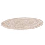 Hoogpolig vloerkleed Callai kunstvezels - wit/beige