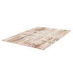 Tapis épais Bjora Fibres synthétiques - Blanc / Marron / Gris