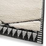 Tapis Inga Fibres synthétiques - Blanc / Noir