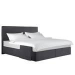 Boxspring Neil Antraciet - 140 x 200cm - H2 zacht