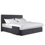 Boxspring Neil Antraciet - 140 x 200cm - H3 medium