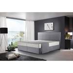 Lit boxspring Neil Argenté - 160 x 200cm - D2 souple